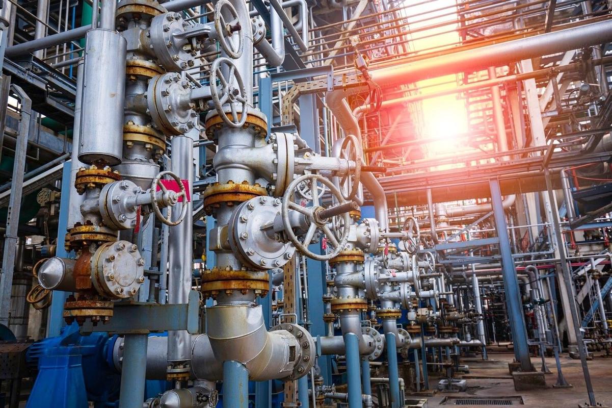 Industrial valves background